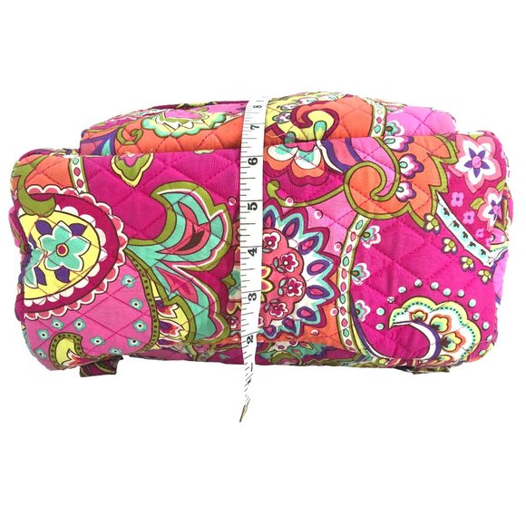 VERA BRADLEY Backpack Petal Pink Swirls 11H X 15W X 6D EUC - Picture 4 of 7
